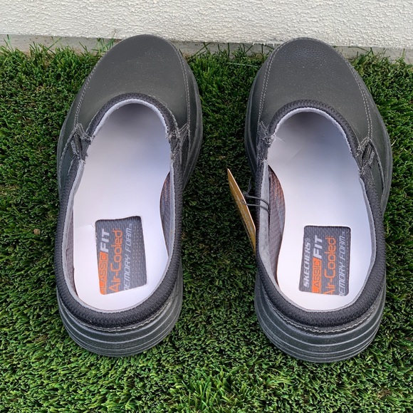 Men’s Skechers Porter Venom Leather Slip On Loafer - Picture 4 of 6